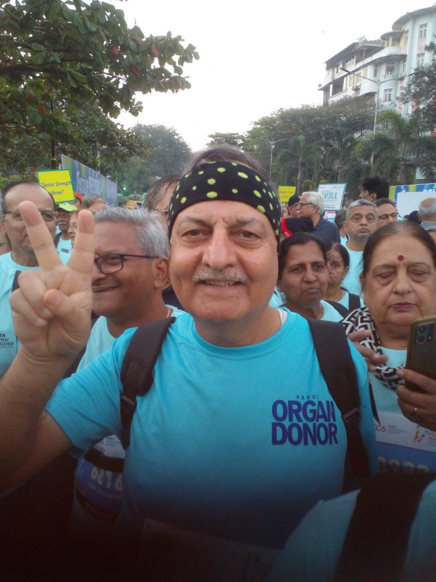 At Tata Mumbai Marathon #TMM2024 - MOHAN Foundation’s 7th yr of participations with enthusiastic volunteers running to support the noble cause of #Organdonation @TataMumMarathon @drvivekkute @IndiaSoTx