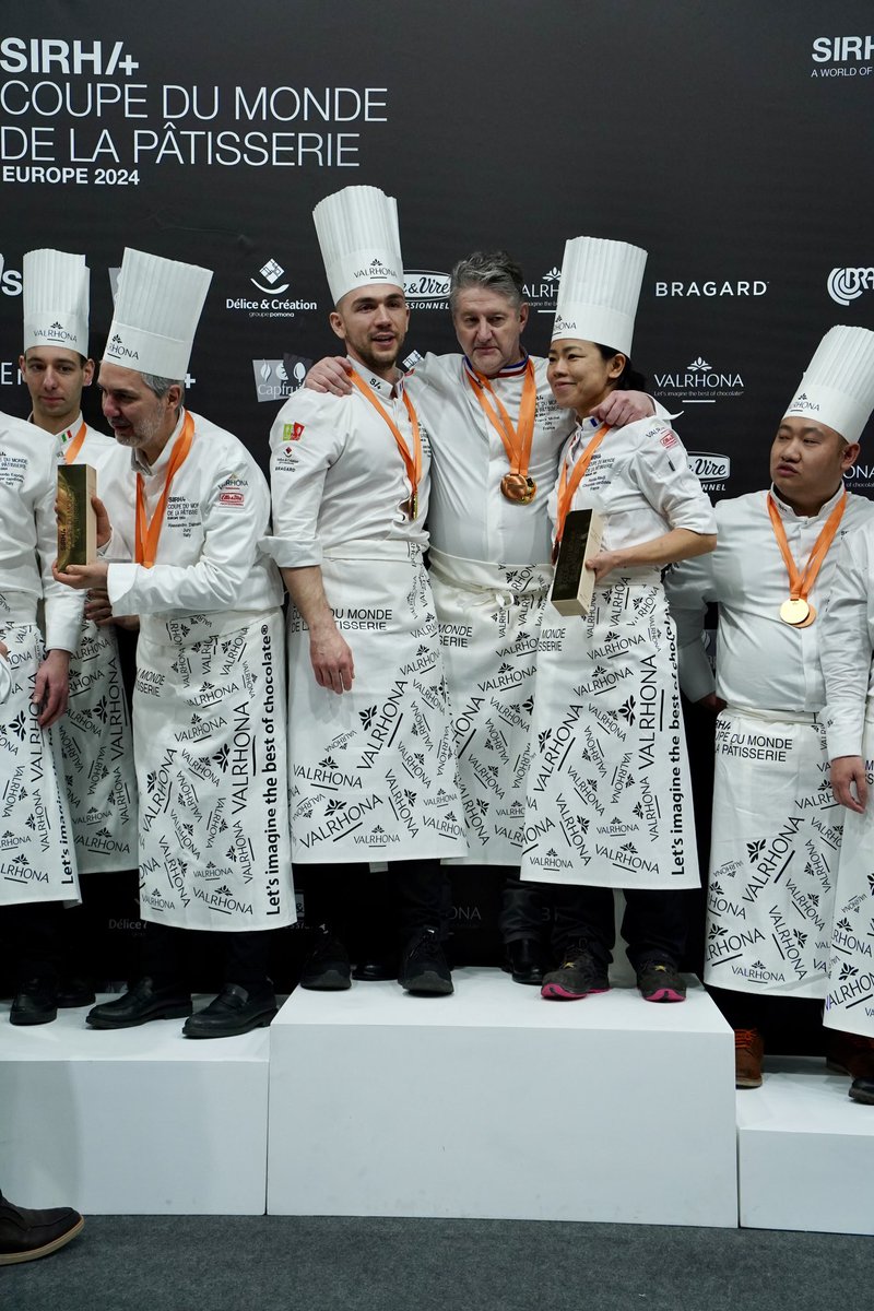 CMP_Lyon's tweet photo. And the European Selection of Pastry World Cup 2024 winner is Team France 🇫🇷 🥇
#EuropeanPastryCup2024 #PastryLove #PastryAddict #Paris #Competition #ChefsCompetition #PastryChefs #RoadToParis #Chefs #CMPatisserie https://t.co/96bCTJamVB