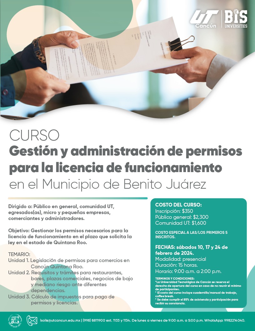msalinas21's tweet photo. #22DeEnero #QuintanaRoo 
CURSO DE LA UT CANCÚN
✅ Más detalles en la página del Facebook de UT Plus:
https://t.co/Sty8aUnL7l | #OrgulloUT #SomosBIS https://t.co/DhOfchCxZg