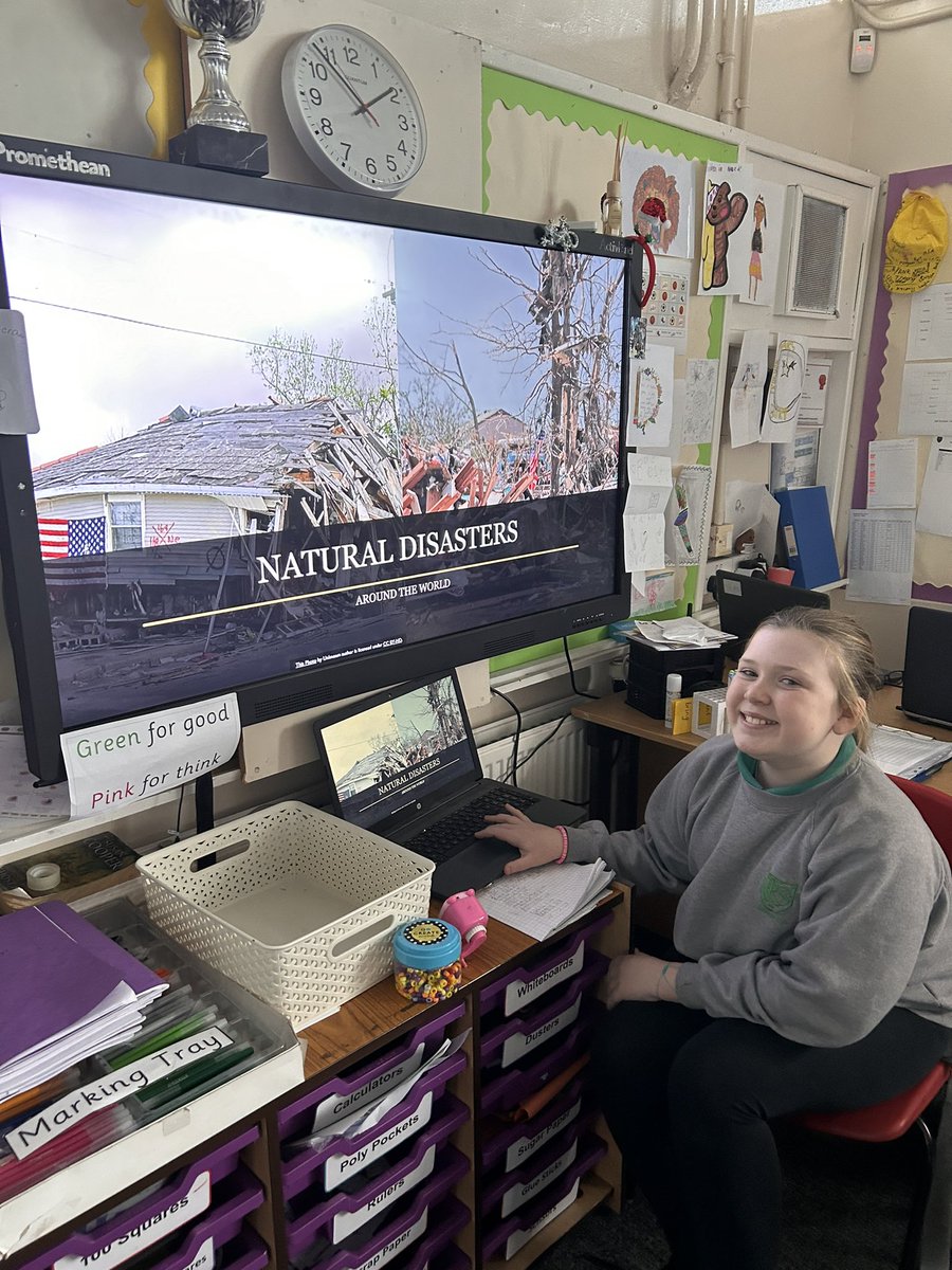 mrsburtj's tweet photo. More excellent PowerPoints on Natural Disasters of our choice 💻🌋🌊👏🏼 @LawmuirPS @DigitalLawmuir https://t.co/VUwQY0iAZc