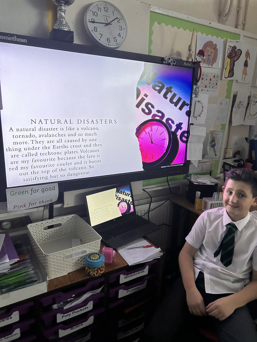mrsburtj's tweet photo. More excellent PowerPoints on Natural Disasters of our choice 💻🌋🌊👏🏼 @LawmuirPS @DigitalLawmuir https://t.co/VUwQY0iAZc
