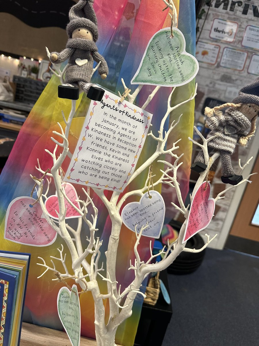 Canon_Reception's tweet photo. Konnie and Kevin the Kindness Elves are spotting SO many acts of kindness in Reception! 🩷❤️💚💜 #AgentsofJesus #AgentsofKindness @CanonSharples @LT_Trust https://t.co/u3ZyJocIUe
