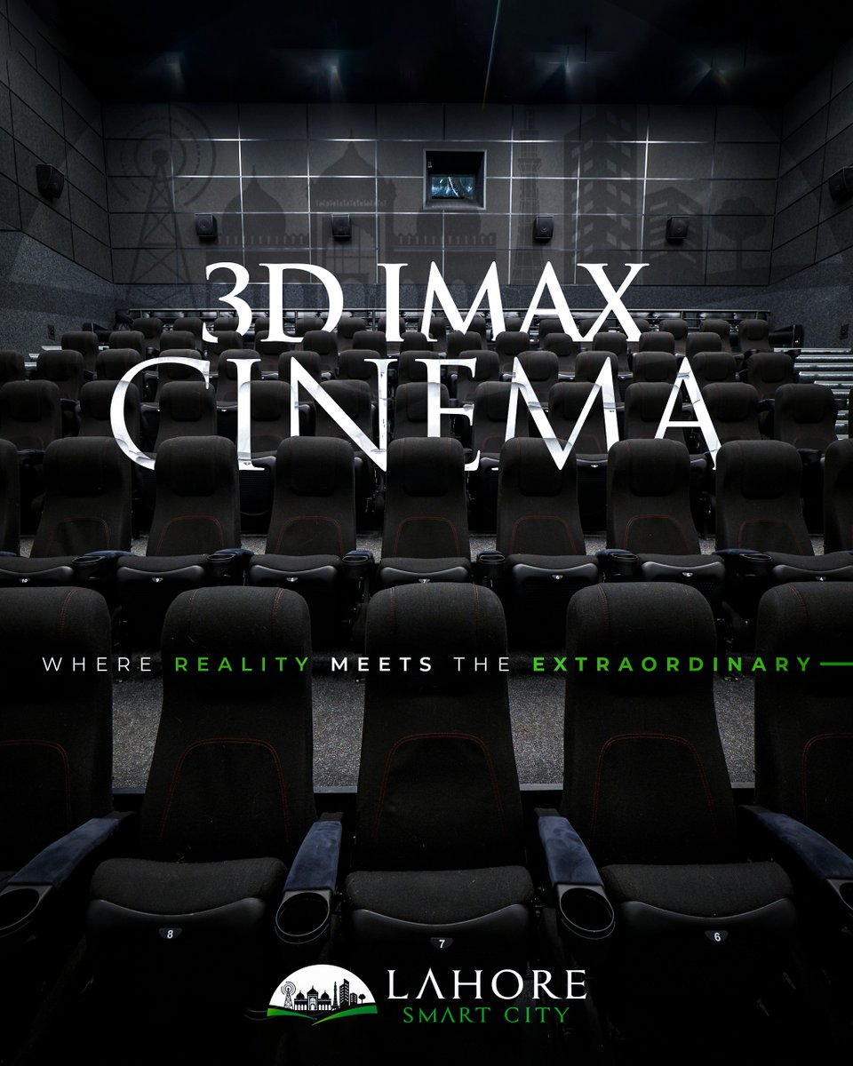 lahoresmartcity's tweet photo. Are you working 9 to 5 every day? You deserve an entertainment-filled weekend.
Watch your favourite movie on 3D IMAX Cinemas in Lahore Smart City!
#IMAXCinema #3DCinema #SmartCity #LahoreSmartCity https://t.co/d2CBnfBVRl