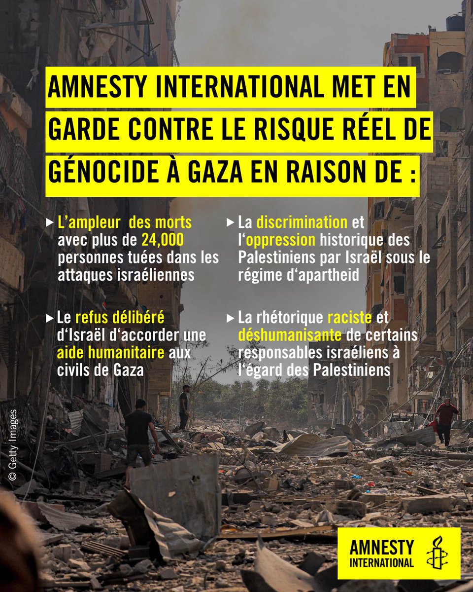 AmnestyMorocco's tweet photo. 🚫Les souffrances humaines massives, la dévastation et la destruction dont nous sommes témoins à chaque heure à Gaza ne sont pas près de s’arrêter.

🚫 المعاناة البشرية الجماعية، والدمار والتدمير الذي نشهده في غزة في كل ساعة، لا يبدو أنه سيتوقف قريبًا.

#genocide #gaza #israel https://t.co/vLhB34NWAl