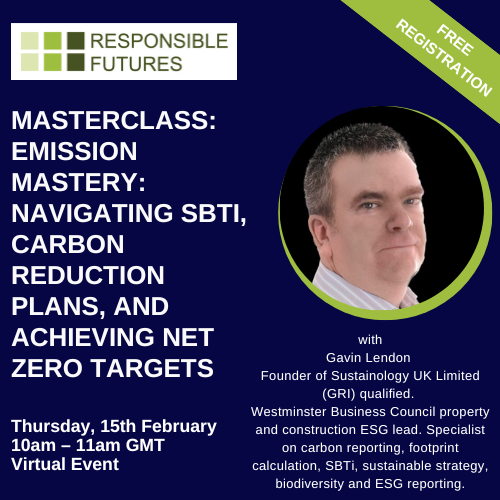 Join us at the "Emission Mastery" masterclass, where sustainability meets strategy! Dive into the heart of Sustainable Development Goals and navigate SBTi, formulate robust carbon reduction plans, and strategically achieve net-zero targets. tickettailor.com/events/respons…