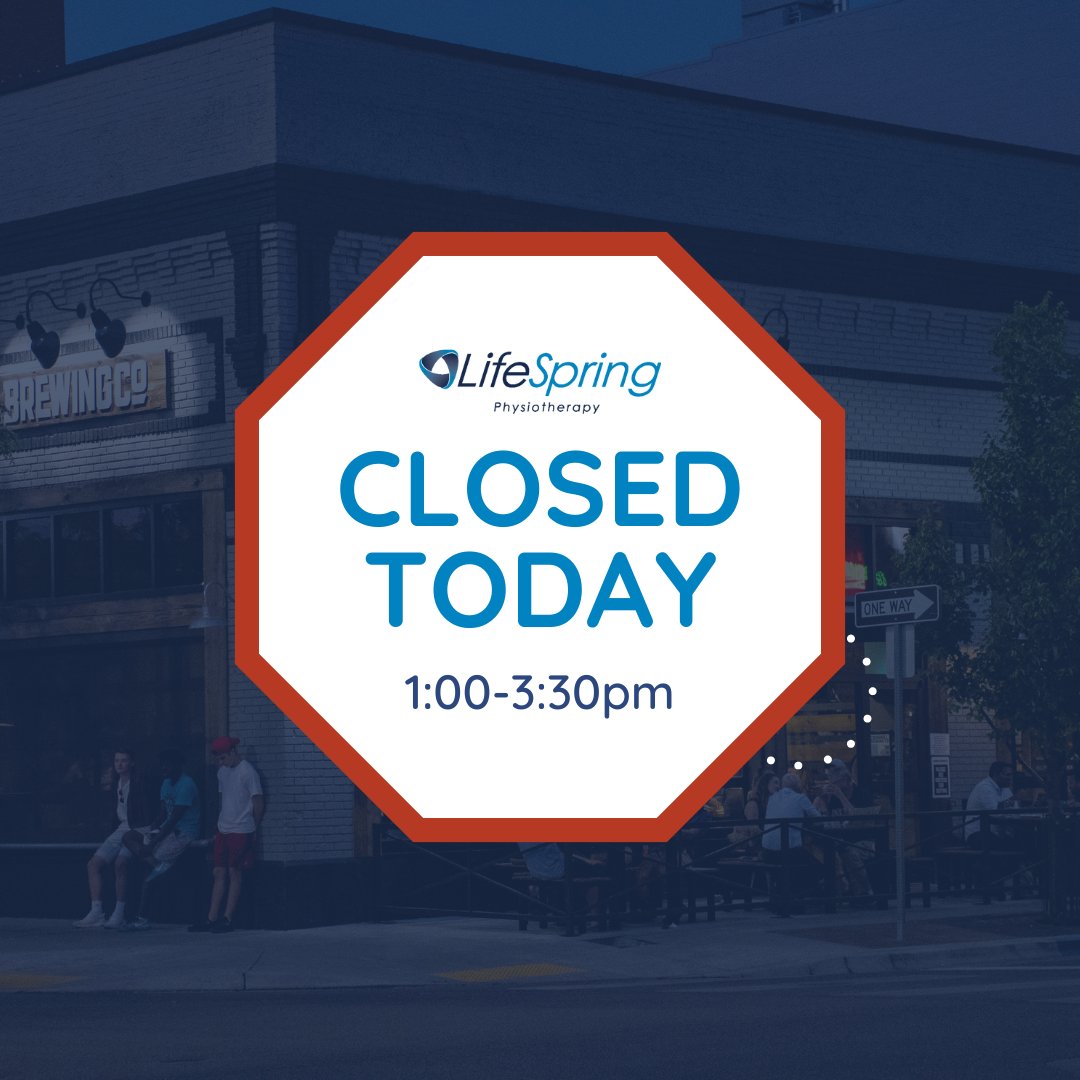 Happy Monday! The clinic is open 8am - 1pm, closed 1-3:30pm, and reopens 3:30-6pm today.  #physiocanhelp #physiotherapy #TMJ #pelvichealth #osteocircuit #GLAD #MVA #orthotics #taping