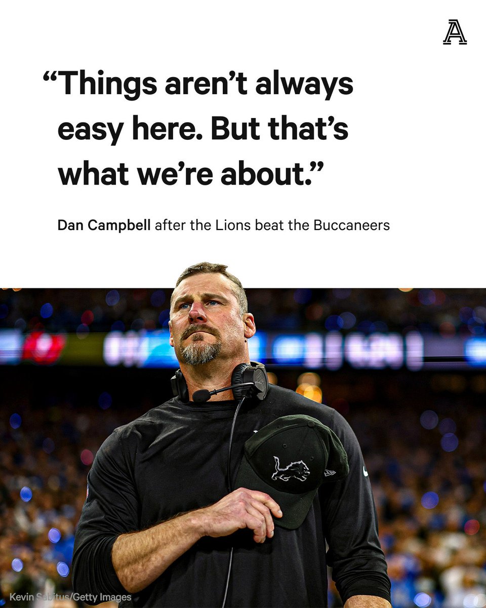 “It takes a village,' Dan Campbell says. Well, this Lions village of players, coaches, personnel and fans is fulfilling its potential before our very eyes, writes @nickbaumgardner. And it has Detroit on the verge of a Super Bowl. theathletic.com/5218078/2024/0…