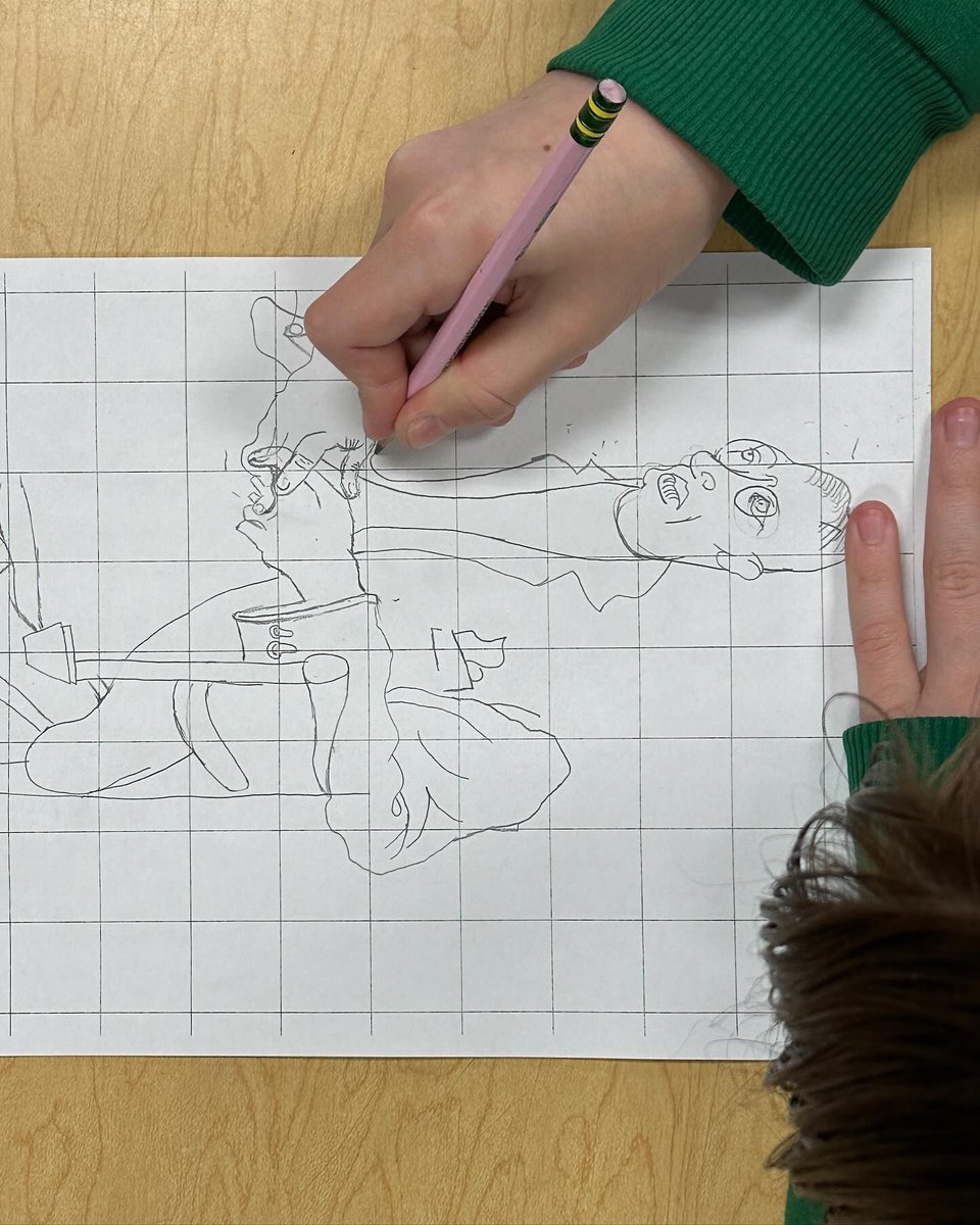 NtlPortfolioDay's tweet photo. Love to see a classic grid drawing activity like this one from 8th grade students of https://t.co/AZjhxkClbE (on IG) ❤️ They kicked off their second semester by observing and drawing Igor Stravinsky drawn by Picasso!
#middleschoolartteacher #griddrawing #igorstravinsky #picasso https://t.co/MwBJu4ucJp