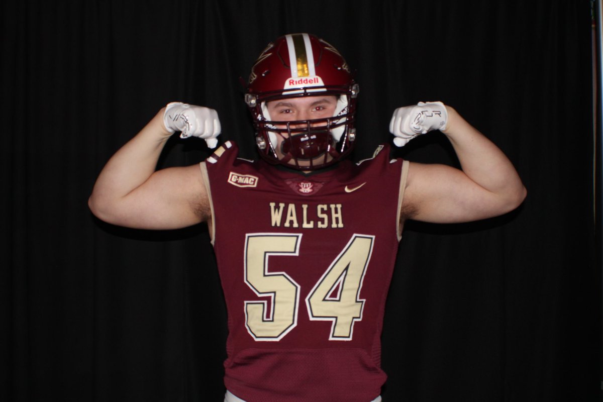 Thankyou <a href="/WalshUFootball/">Walsh Football</a> for having me out on an official visit <a href="/CoachPurtill/">Jim Purtill</a> <a href="/Tom_Nader/">TomNader_PortageSports</a> <a href="/falconathletes/">Field Falcon Athletics</a>