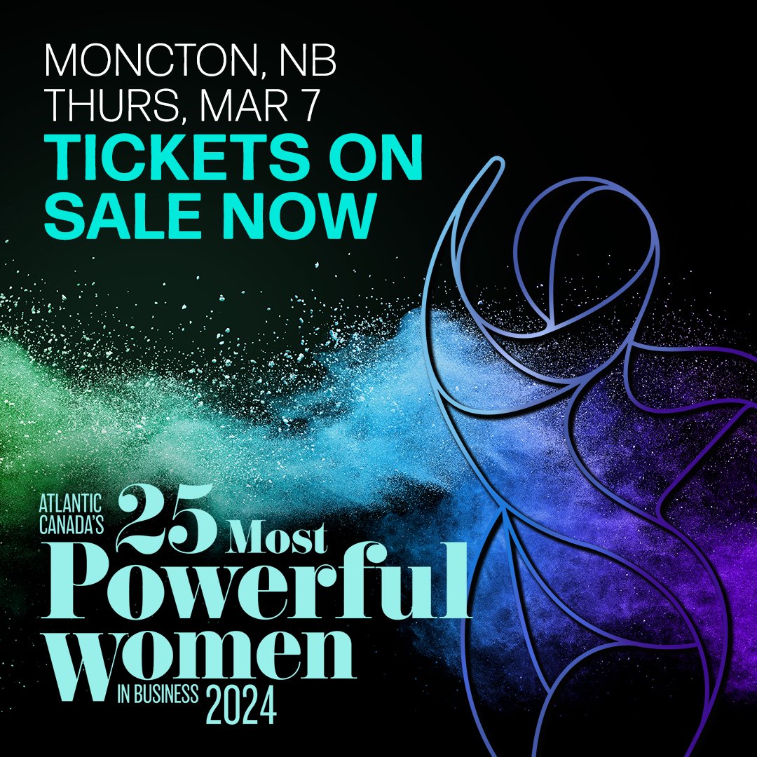 AtlanticBus's tweet photo. We’re celebrating Atlantic Canada’s 25 Most Powerful Women in Business. This can’t miss event is happening on March 7th in Moncton. Tickets on sale now! https://t.co/iNcwUGsrbn https://t.co/HZvQXmeDxV