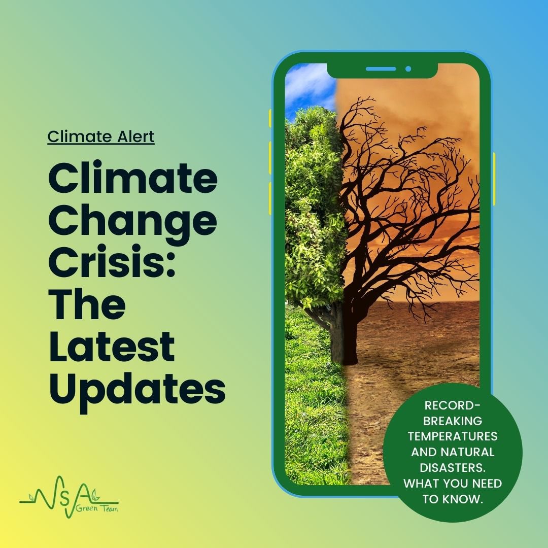 GreenTeamMSA's tweet photo. Ignoring the serious consequences of climate change on our health and environment is no longer an option. Let's start with small steps towards a big change.o
#ClimateChangeAwareness
#SmallActionsBigImpact https://t.co/QZb3CbeuoB