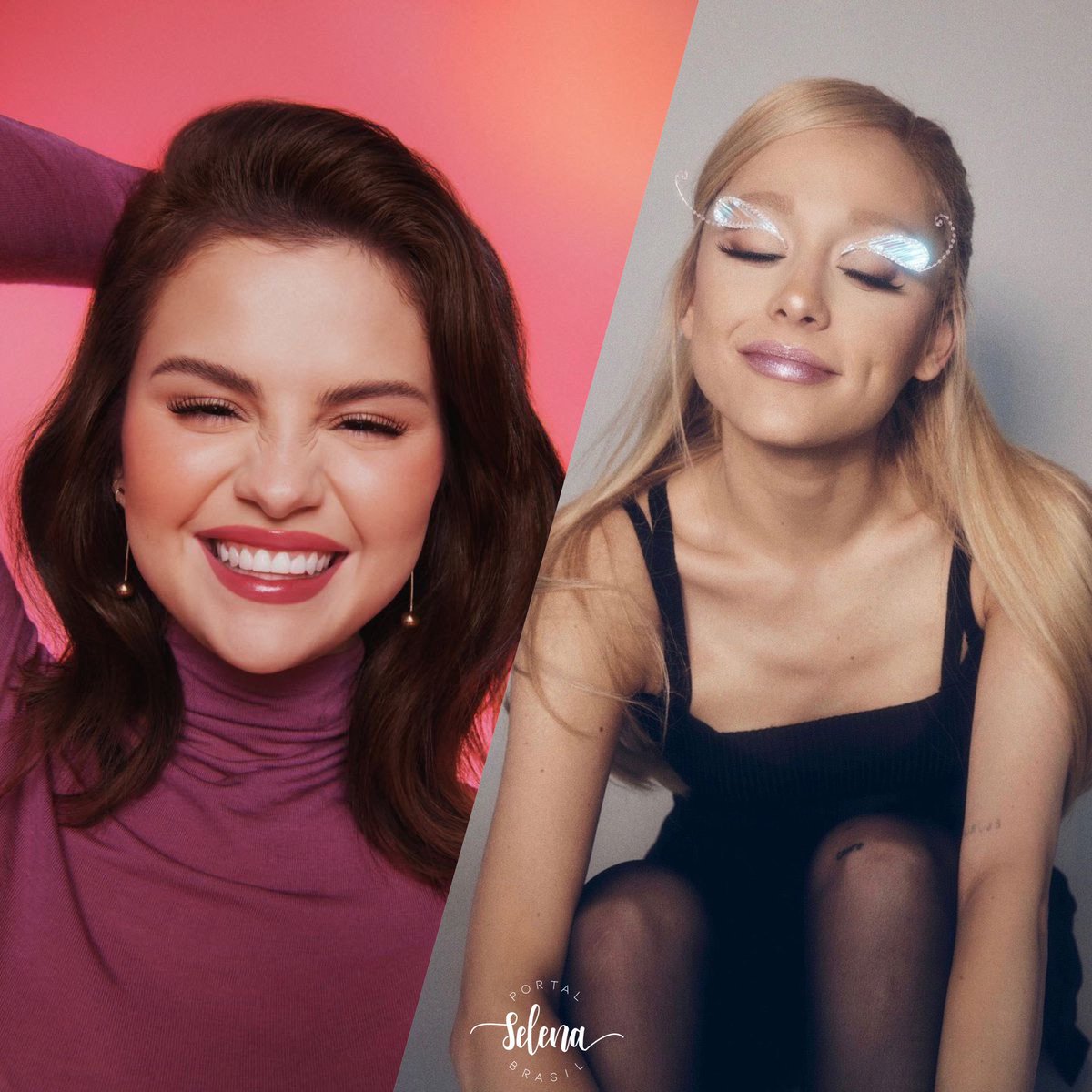 PortalSelenaBR's tweet photo. 📲 A cantora Ariana Grande republicou o vídeo de Selena Gomez no TikTok ao som de ‘yes, and?’. https://t.co/OslfJbolEg