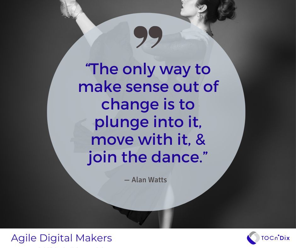 TOCnDix's tweet image. “The only way to make sense out of change is to plunge into it, move with it, and join the dance.”
Alan Watts
#DigitalTransformation #LowCodeRevolution #Endurance #Innovation #tocndix #lowcode #mondaymotivation