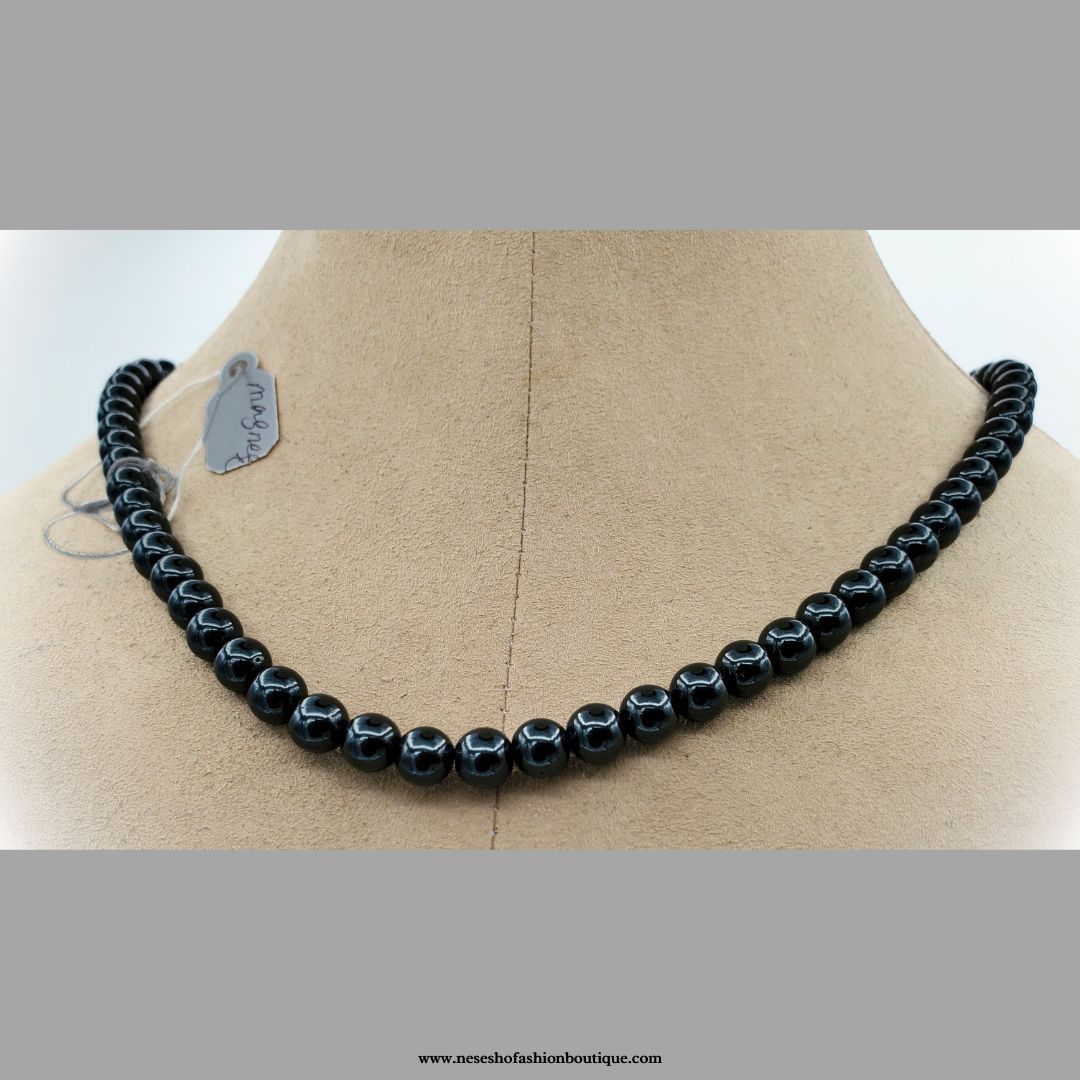 Hematite, the iron-rich stone known for its grounding properties and captivating metallic sheen, isn't just a beautiful gem – it's a powerful talisman for the modern warrior within.

#hematite #jewelrylover #necklacelove #positivevibes #shopsmall #bohostyle #necklace #accessory