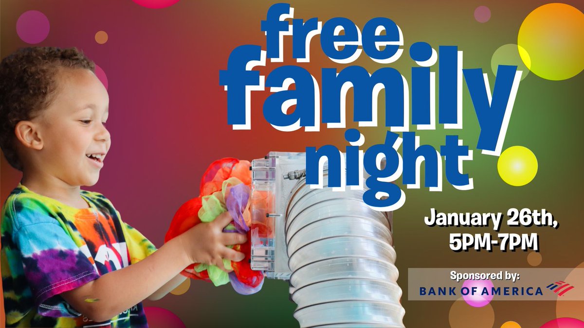 MuseKnox's tweet photo. 📷FREE FAMILY NIGHT!📷
THIS FRIDAY! FREE OF CHARGE!

The Play Floor awaits you and your family! Join us on January 26th, 5pm - 7pm for this month's Free Family Night!

Can't wait to see you! 📷 https://t.co/lvYuIzYcq1