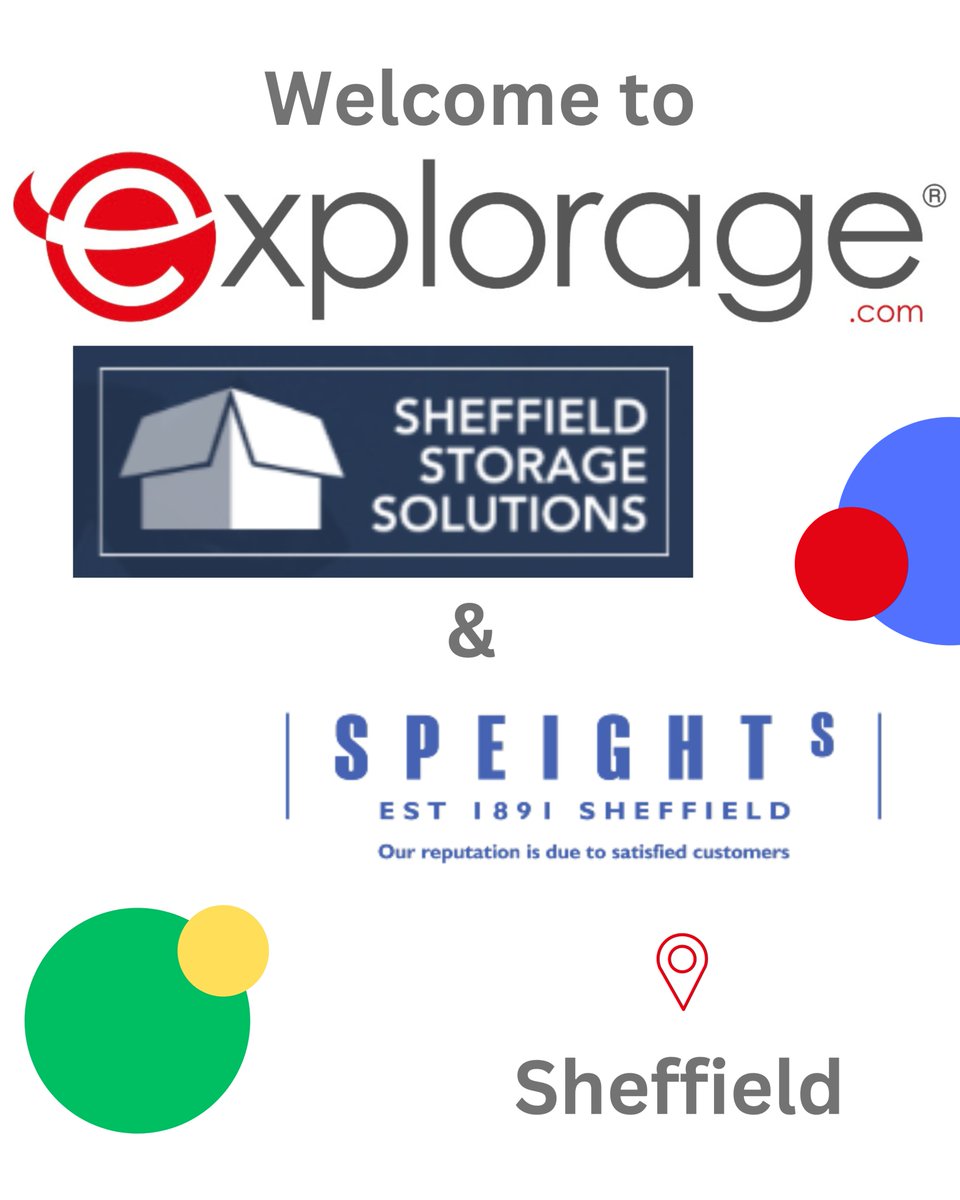 Attention Sheffield!📣 If you’re looking for self storage then look no further! You can now reserve the space you need on Explorage.com with @SheffStorage and @HenrySpeightLtd Offering warehouse, container or even vehicle storage - book now at explorage.com