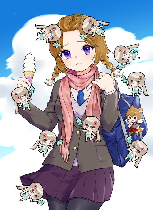 「ice cream skirt」 illustration images(Latest)｜3pages