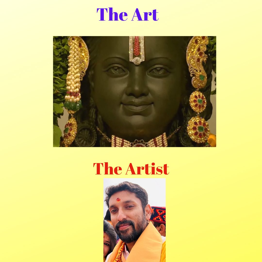 anil_248's tweet photo. The Art
Ram Lalla Vigrah

The Artist
Arun Yogiraj https://t.co/slk1R6XIh3
