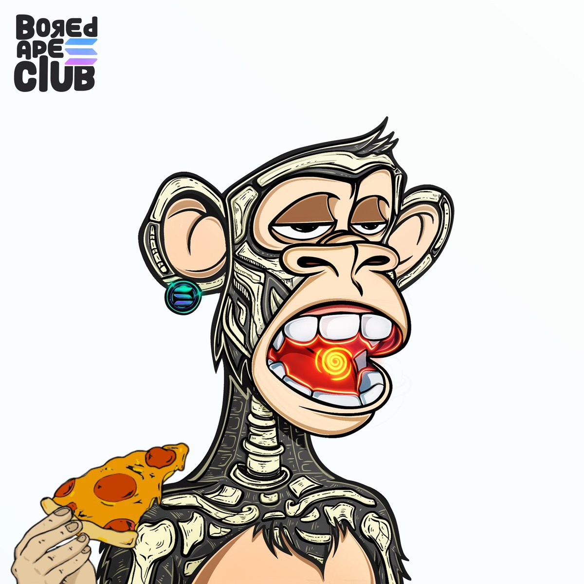 Pizza party in <a href="/BoredApeSolClub/">Bored Ape Solana Club</a> 🍕
Have a great week fam 🫡
#freelunch #BASC
