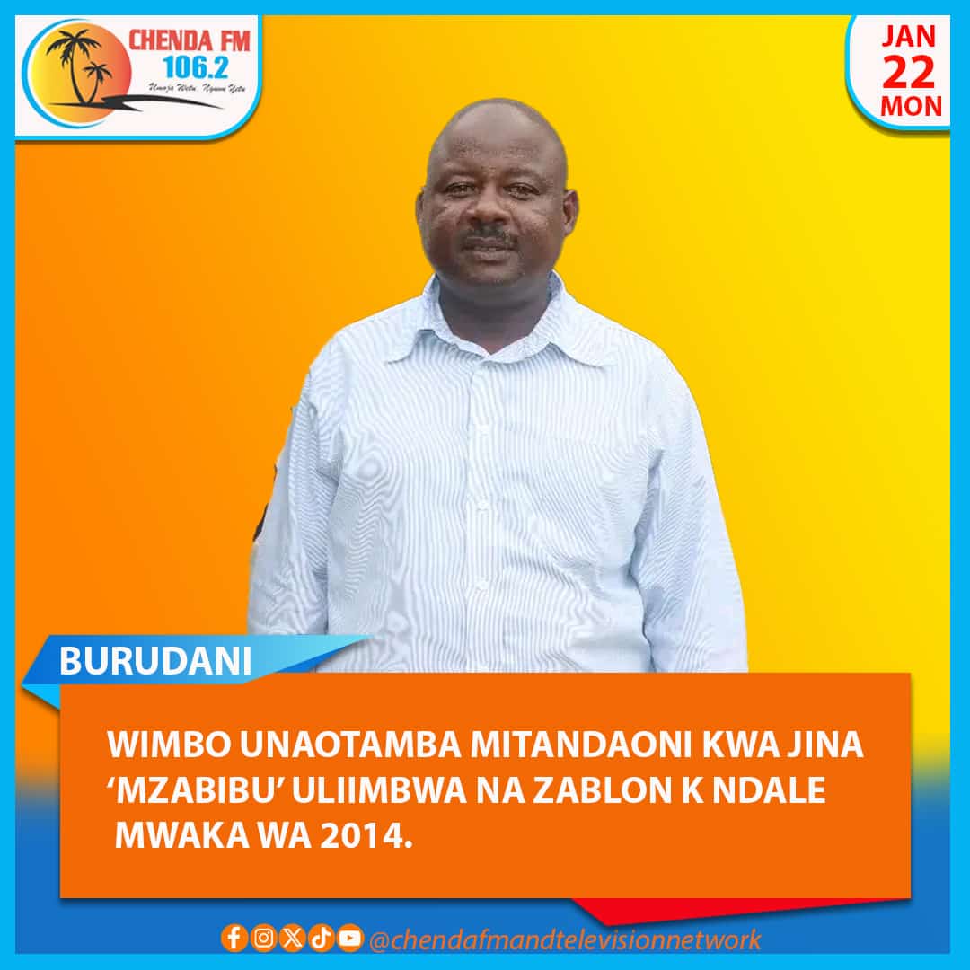 ChendaFm's tweet photo. Huyu ni Zablon Ndale mwimbaji wa wimbo aina ya #pambio unaotamba kwenye mitandao ya kijamii huku baadhi ya mastaa wakiburudika na miondoko ya mzazibu.
Zablon ni mchungaji na amefunguka kuwa wimbo huo (Mzabibu) aliutoa mwaka 2014, ni miaka kumi sasa.
Neno Moja kwake! https://t.co/Pa9IQnnk40