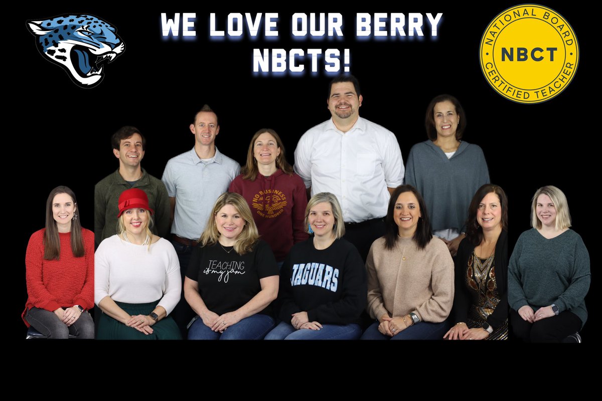 Happy NBCT week! We are so proud of our Berry NBCTs! @HooverSchools @diminor1 @NBPTS @alnbctnetwork