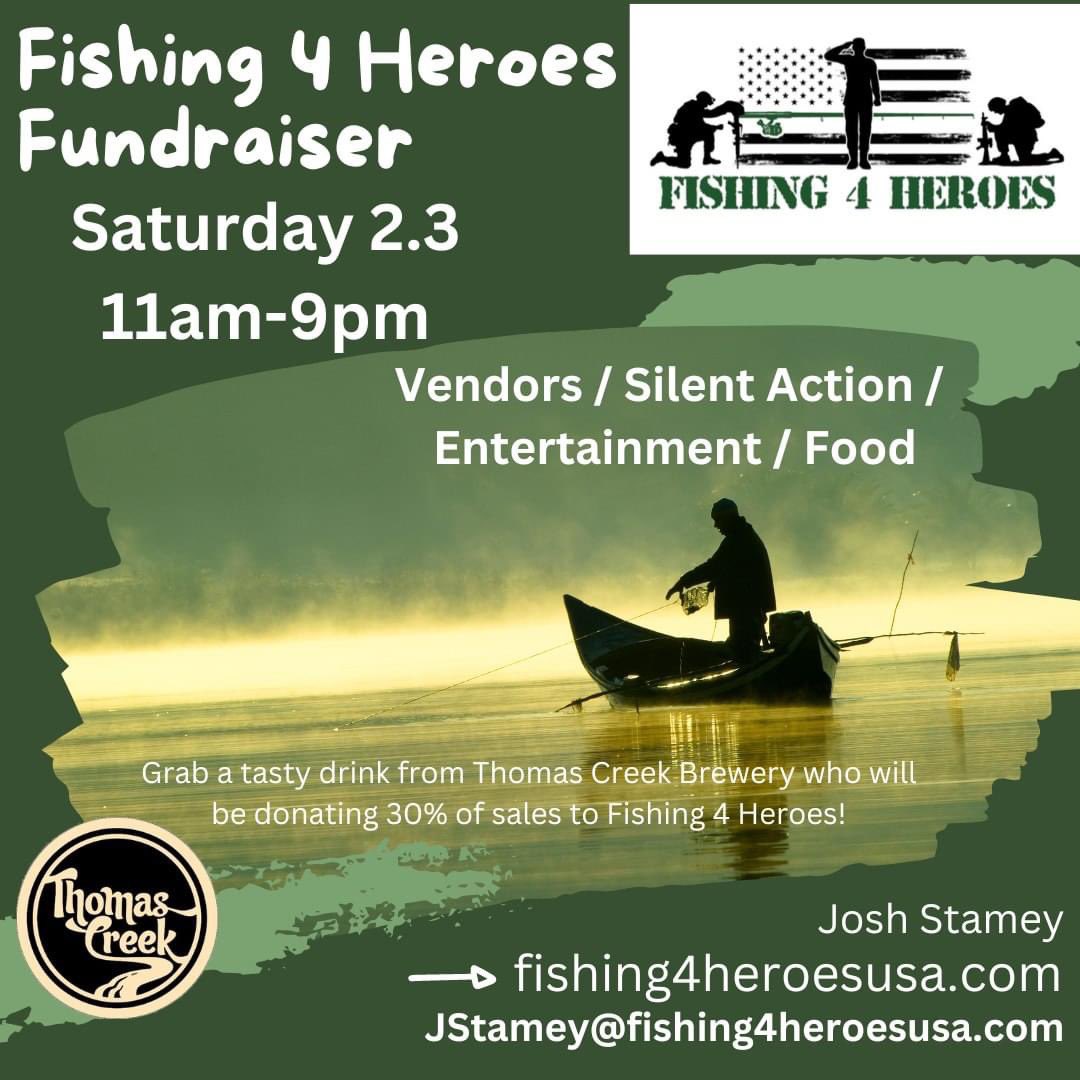 Join us in two weeks to support veterans! 30% of sales will be donated. Case specials will be running. We’ve already got the BBQ. Still have room available for vendors (no fee), silent auction items, and singers/bands. No better way to celebrate Dry January being over 😏🍻🇺🇸