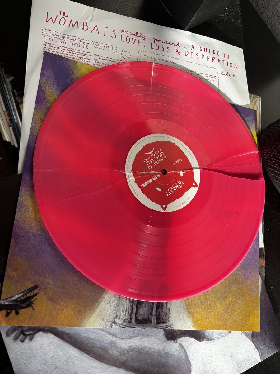 Ja nee, een bubbel envelop is niet zo slim om vinyl mee te versturen…