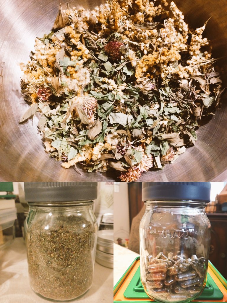 Notinjected418's tweet photo. I made my own herbal capsules this weekend from plants I foraged on my property for free.
Nature's vitamins and minerals in whole food form.
It's very empowering to know how to find and use nature's medicine cabinet! https://t.co/OZbKw07hAf