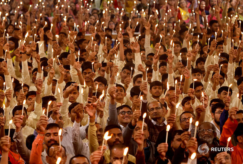 🔊 Why is India’s new Hindu temple controversial – and a political win for Prime Minister Narendra Modi in election year? @YPRajesh explains on the Reuters World News daily podcast - listen now reut.rs/3Hr2fHO