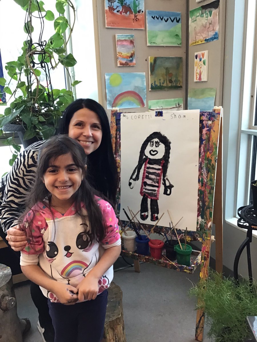 JBrentECE's tweet photo. Ms. C I ‘sat’ for Sh. Sh captured Ms. C’s joyfulness perfectly! #OpenArtStudio #ArtIsLife #4FrameBC https://t.co/4QGXQLyJNs