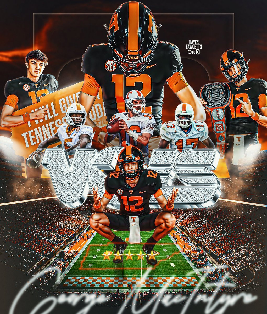BREAKING: Elite 2025 QB George MacIntyre tells me he has Committed to Tennessee! The 6’5 190 QB from Nashville, TN chose the Vols over Alabama, Clemson, Georgia, & Michigan “I’m ready to give my all to Tennessee and rep the home team every Saturday!” on3.com/news/george-ma…