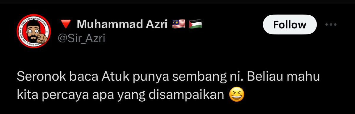 marcmins's tweet photo. @Sir_Azri @Salim_Iskandar Hmmm sembang… https://t.co/nvGDCSfNF1