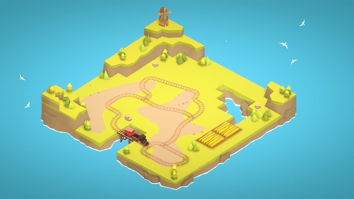 Just_Game_Dev's tweet image. This was the first gridbased mockup of Islands&amp;amp;Trains

#indiegame #howitstarted
