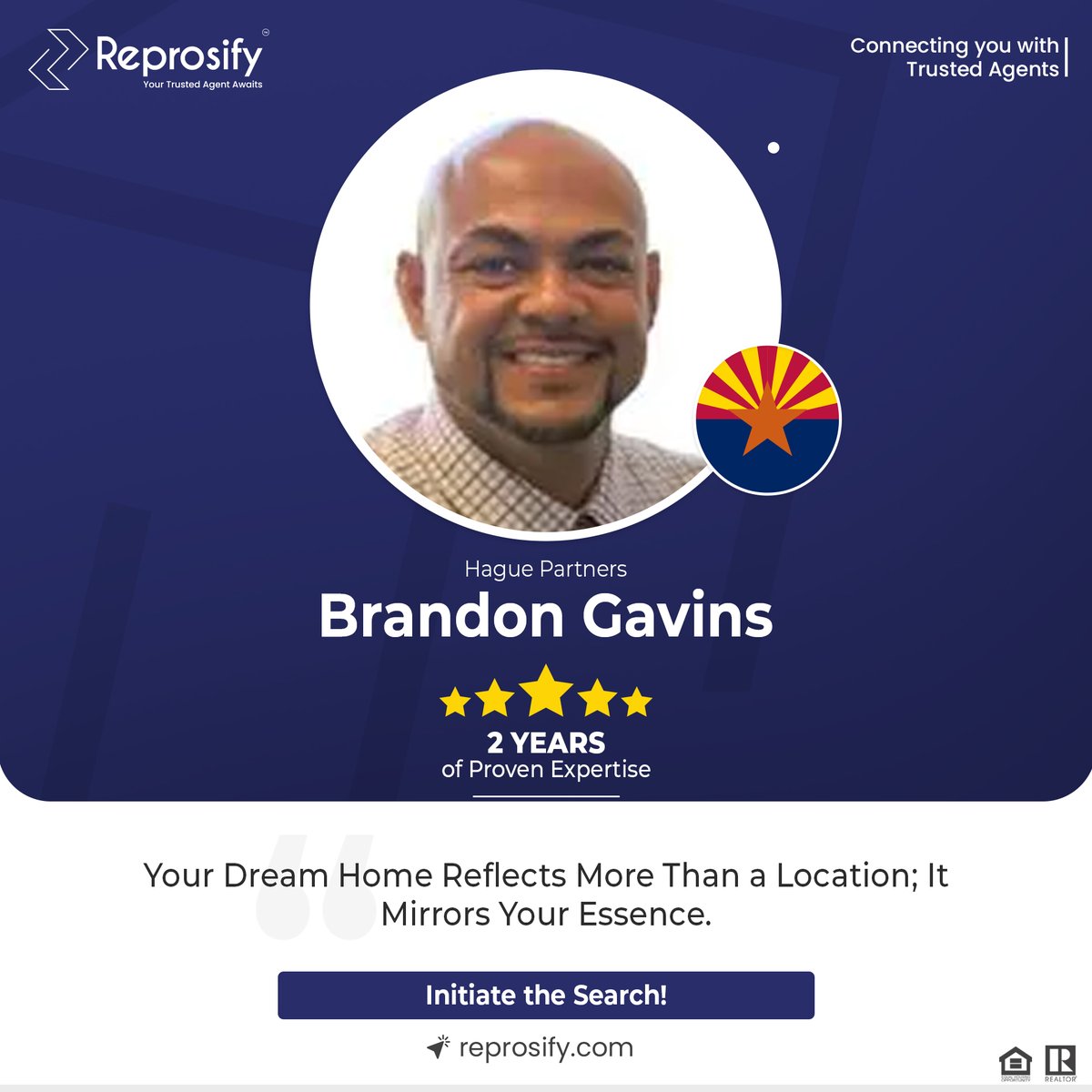 Connect with home authenticity through Brandon Gavins in Arizona—your genuine haven is within reach!

👤agents.reprosify.com/brandon-gavins
 
#Reprosify #AgentsReprosify #HaguePartners #BrandonGavins #realestate #realtor #realestateagent #Broker #Arizonarealestate #SCOTTSDALErealestate