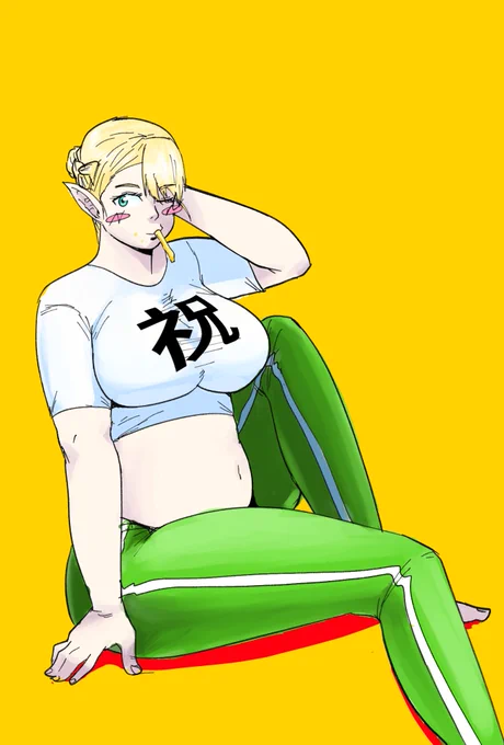  #エルフさんは痩せられない