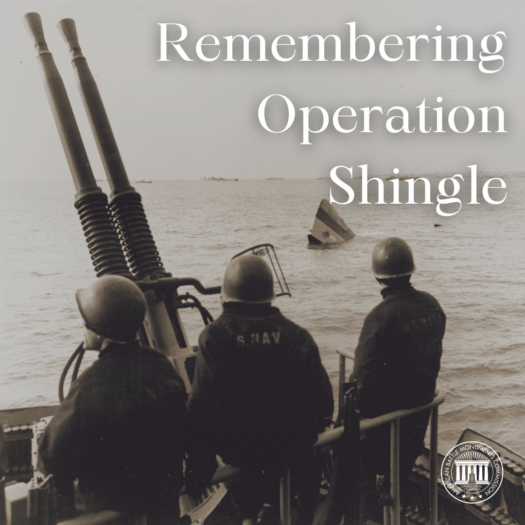 usabmc's tweet photo. Today we remember the brave American service members who landed on the beaches of Anzio, Italy, 80 years ago. Let us honor their courage and sacrifice. 🇺🇸
These landings during #WWII were as impactful as those in Normandy on June 6, 1944.
Discover how ⤵️
https://t.co/XU8exkTH4m https://t.co/kFFAOweWmY