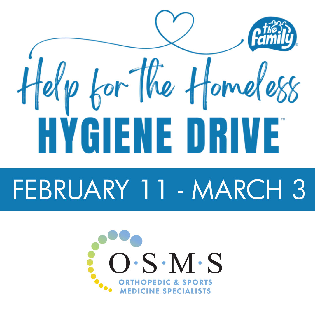 OSMSGB's tweet image. Going on February 11 through March 3, our Green Bay and Fox Valley clinics are collecting donations for the Help for the Homeless Hygiene Drive. All donations stay within the communities in which they are collected and are much appreciated!