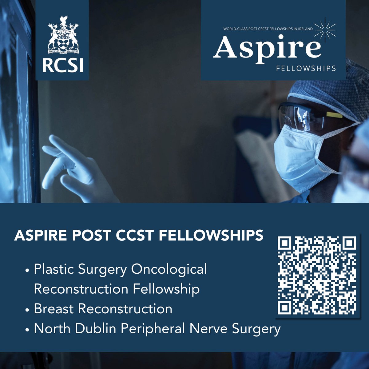 Applications for the Aspire Post CCST Fellowships 24/25 have been extended, and will close on 31 January 2024. For more information, visit: bit.ly/AspireFellowsh…