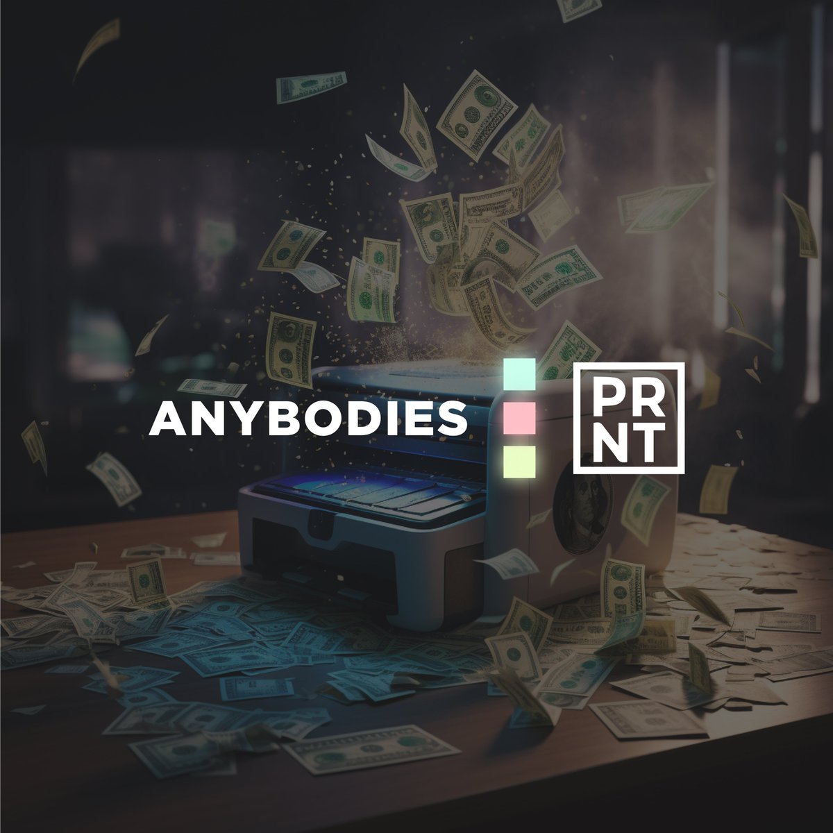 AnybodiesNFT's tweet photo. 🖨️ Now Live | $PRNT Rewards 🖨️

We've partnered with @printonsol to expand their token ecosystem by unlocking $PRNT subscription rewards for select communities on the Anybodies Platform.

Everything participants need to know 👇

Campaign Highlights
🔸 Participating projects will receive a $PRNT token reward pool with 3,874,500 $PRNT.
🔸 The campaign will run for 60 days, split across two phases. To access phase 02, projects must rally to achieve 160+ unique participating wallets.
🔸 Each staking community member will receive daily $PRNT per NFT staked.

Only the strongest communities will make it to phase 02 and maximize their collective rewards!

Start printing rewards 👇
https://t.co/LML0yebTq4

Welcome to the Anybodies Platform and happy subscribing!