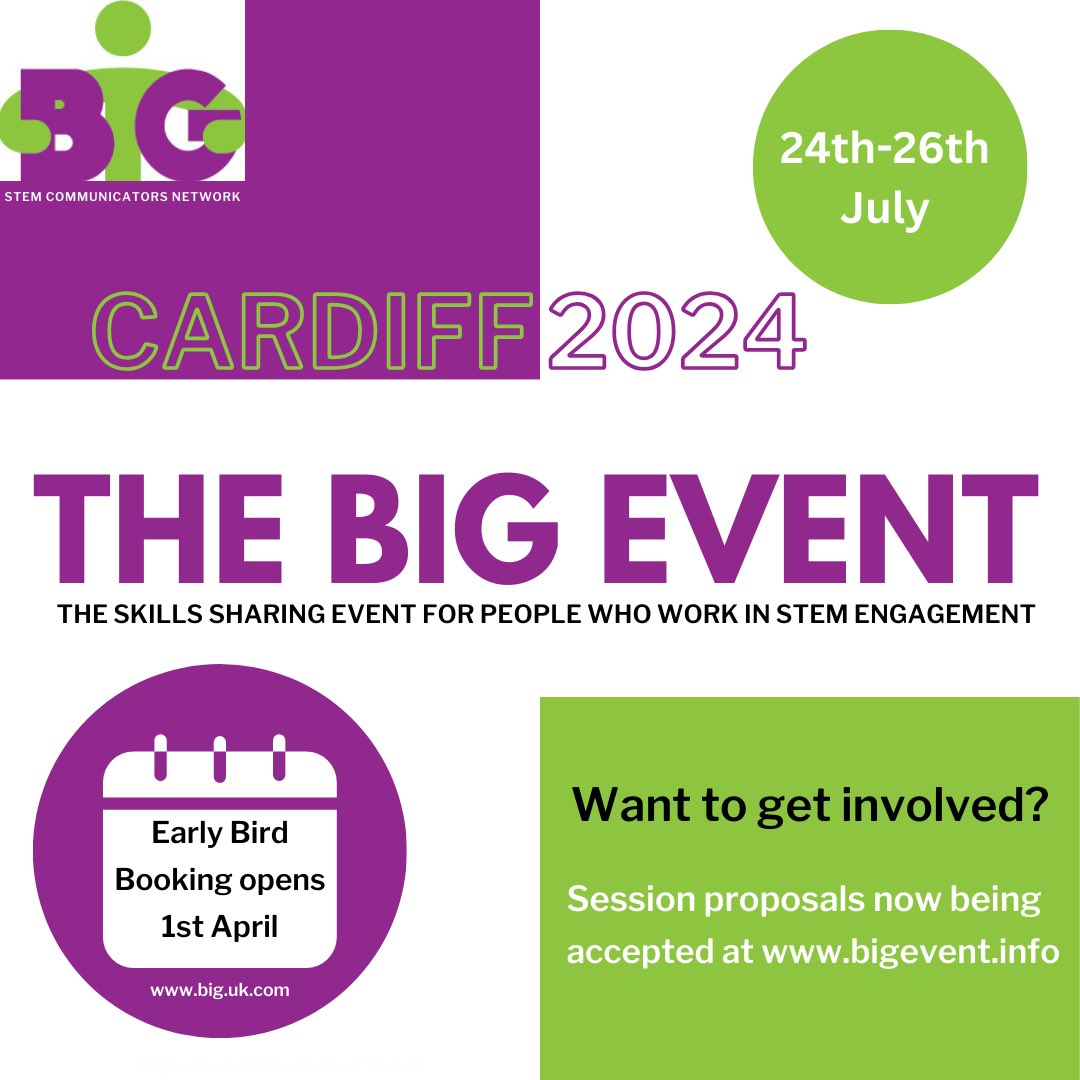 Save the date! The BIG Event is coming to Cardiff! We welcome your session proposals from now, so if you’d like to get involved & take advantage of the discount that our speakers receive, visit bigevent.info Find out more about The BIG Event at big.uk.com