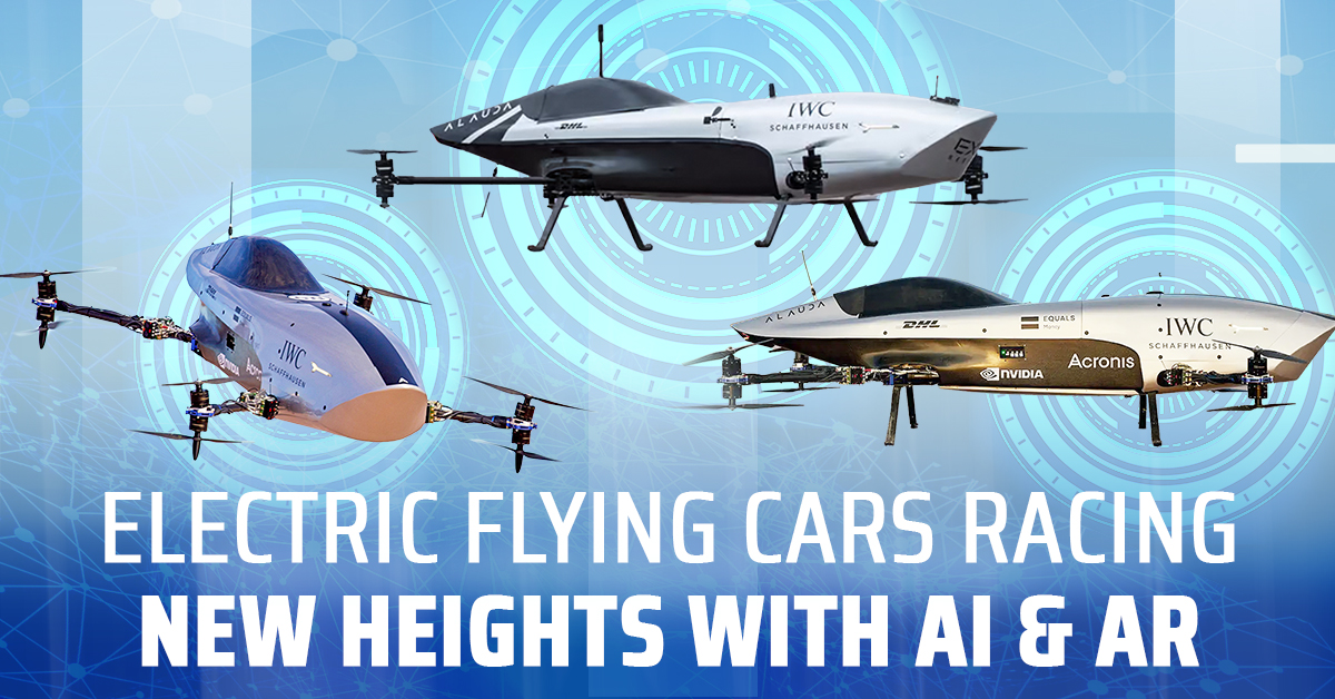Electric Flying Cars Racing: New Heights with #AI & AR by @Ronald_vanLoon | Check out the full article: [bit.ly/490gijk] #IntelAmbassador @Intel @IntelBusiness #ArtificialIntelligence #AugmentedReality #InternetofThings #DataAnalytics #Automation #Automotive Cc:…