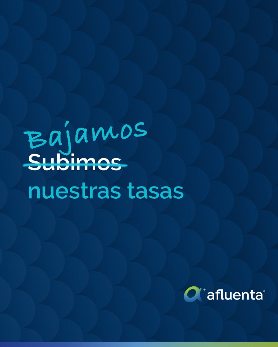 ¡Bajamos las tasas en Argentina!🎉

Somos la única fintech del mercado que tomó esta decisión con el objetivo de que obtengas financiación con condiciones más favorables para que puedas cumplir esas metas que te propusiste. 

#afluenta
#creditos #tasadeinterés