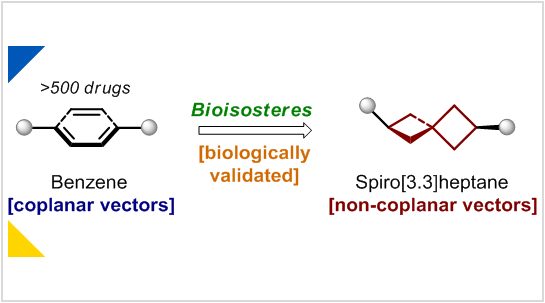 We love to increase the repertoire of saturated benzene bioisosteres for medchemists! Today in <a href="/angew_chem/">Angewandte Chemie</a>: bit.ly/3SrPovh