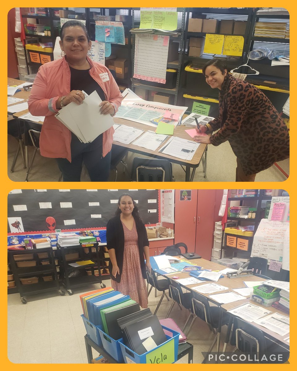 True team work to make Extended Day Tutorials a success. From our DEDICATED parent volunteer, to our campus Bilingual Instructional Specialist @SCruz49 to our District Literacy Coach @mrs_redaniels @OrangeGroveAISD #MyAldine