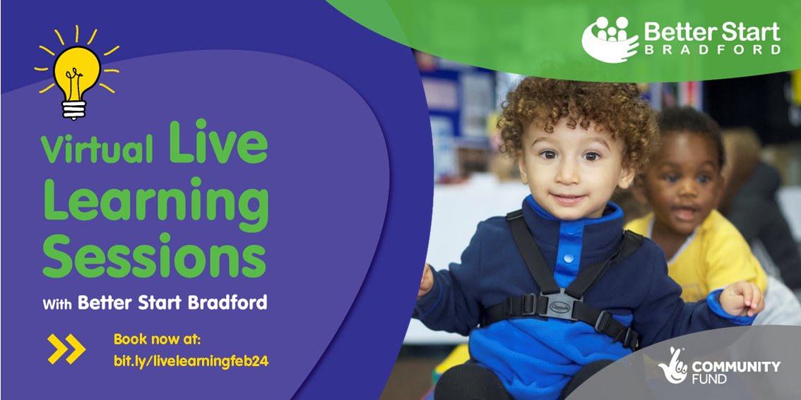 We're delighted to launch our new series of Virtual Live Learning Sessions! These free, bite-size, online sessions on a variety of topics are aimed at the maternity & early years workforce, volunteers and students. Find out more and book free places at: bit.ly/livelearningfe…