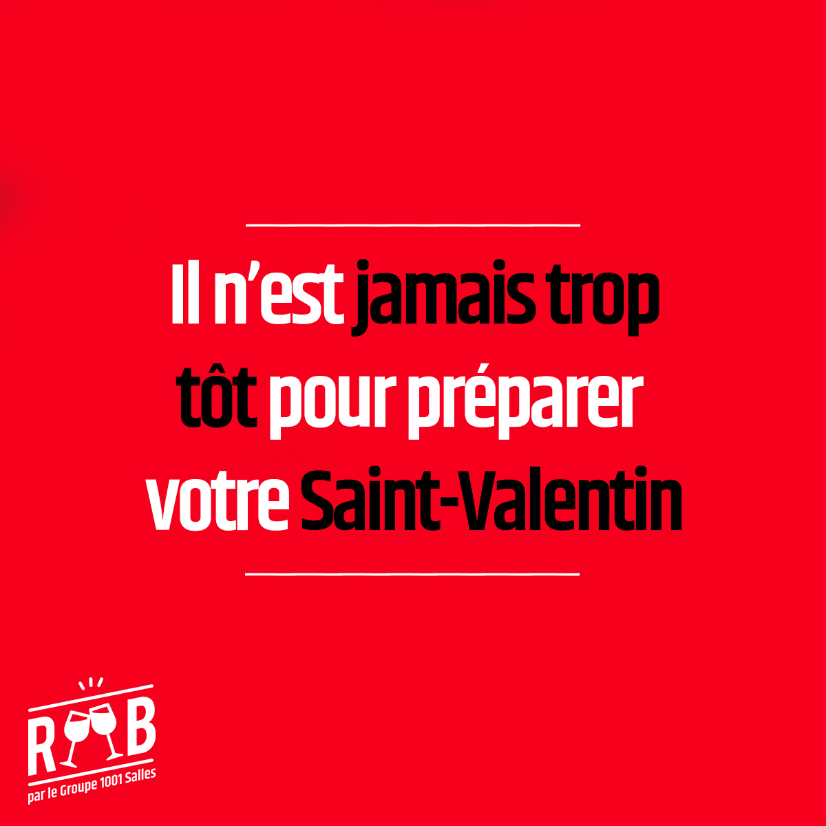 Prépare-toi pour une Saint-Valentin inoubliable ! 🌹 Réserve dès maintenant le spot parfait pour célébrer votre amour. 🍽️🥂 

 👉 reserverunbar.fr

-

#ValentinesDay #LoveIsInTheAir #ReserverunBar #SaintValentin #France #Romantique #Restaurant #Bar