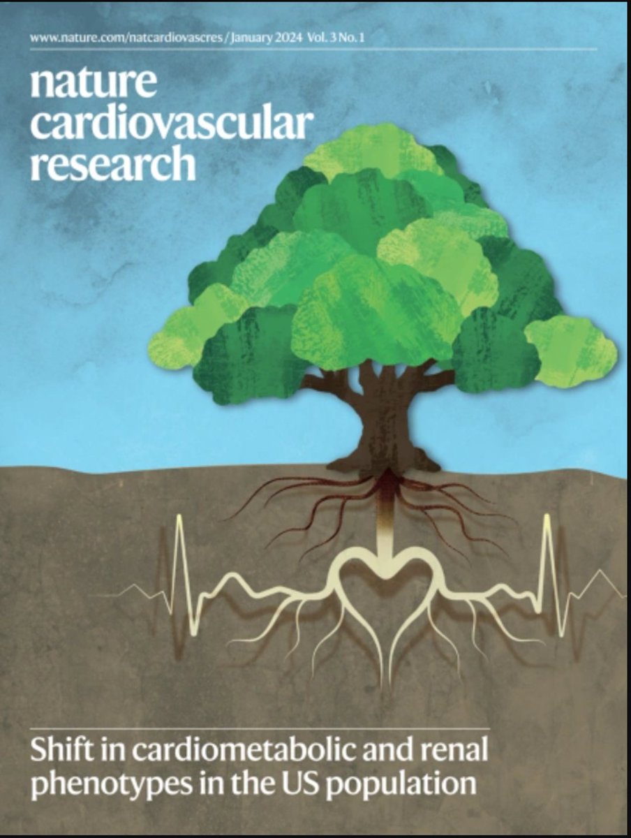 ❤️Our January issue is out❤️Read about the shift of #cardiometabolic and #renal traits in the US population, GPR-15 mediated #Tcell recruitment and #ViralMyocarditis, #macrophages in #IschemiaReperfusion injury and more!
nature.com/natcardiovascr…