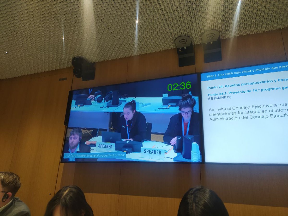 IFMSA (@ifmsa) on Twitter photo Today <a href="/WHO/">World Health Organization (WHO)</a> #EB154 kicked off, and <a href="/IFMSA/">IFMSA</a> is attending to represent the voices of youth. On day 1 the WHO's 14th General Programme of Work is discussed, guiding the WHO's strategy for the upcoming years. Together with <a href="/GlobalHealthOrg/">Global Health Council (GHC)</a> <a href="/unfoundation/">United Nations Foundation</a> <a href="/TFGH/">The Task Force</a>, we call on MS to 🧵 Today <a href="/WHO/">World Health Organization (WHO)</a> #EB154 kicked off, and <a href="/IFMSA/">IFMSA</a> is attending to represent the voices of youth. On day 1 the WHO's 14th General Programme of Work is discussed, guiding the WHO's strategy for the upcoming years. Together with <a href="/GlobalHealthOrg/">Global Health Council (GHC)</a> <a href="/unfoundation/">United Nations Foundation</a> <a href="/TFGH/">The Task Force</a>, we call on MS to 🧵