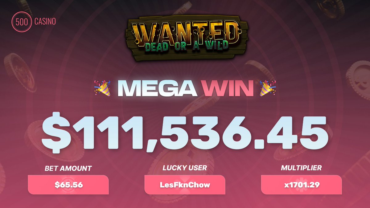 500 Casino tweet media