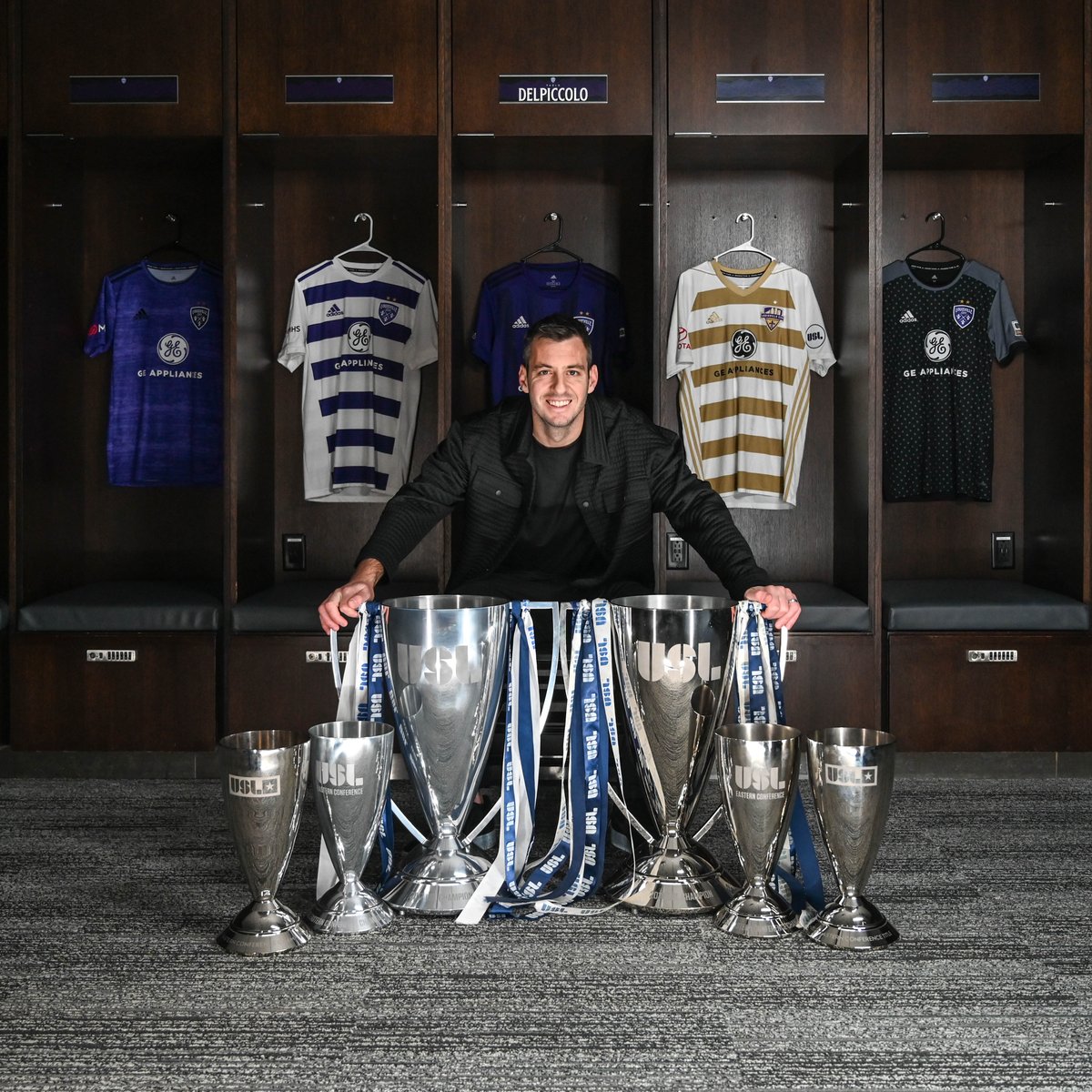 loucityfc's tweet photo. All-time appearance leader. 
Two-time @USLChampionship winner. 
Our captain. https://t.co/UDmjbPEI1d